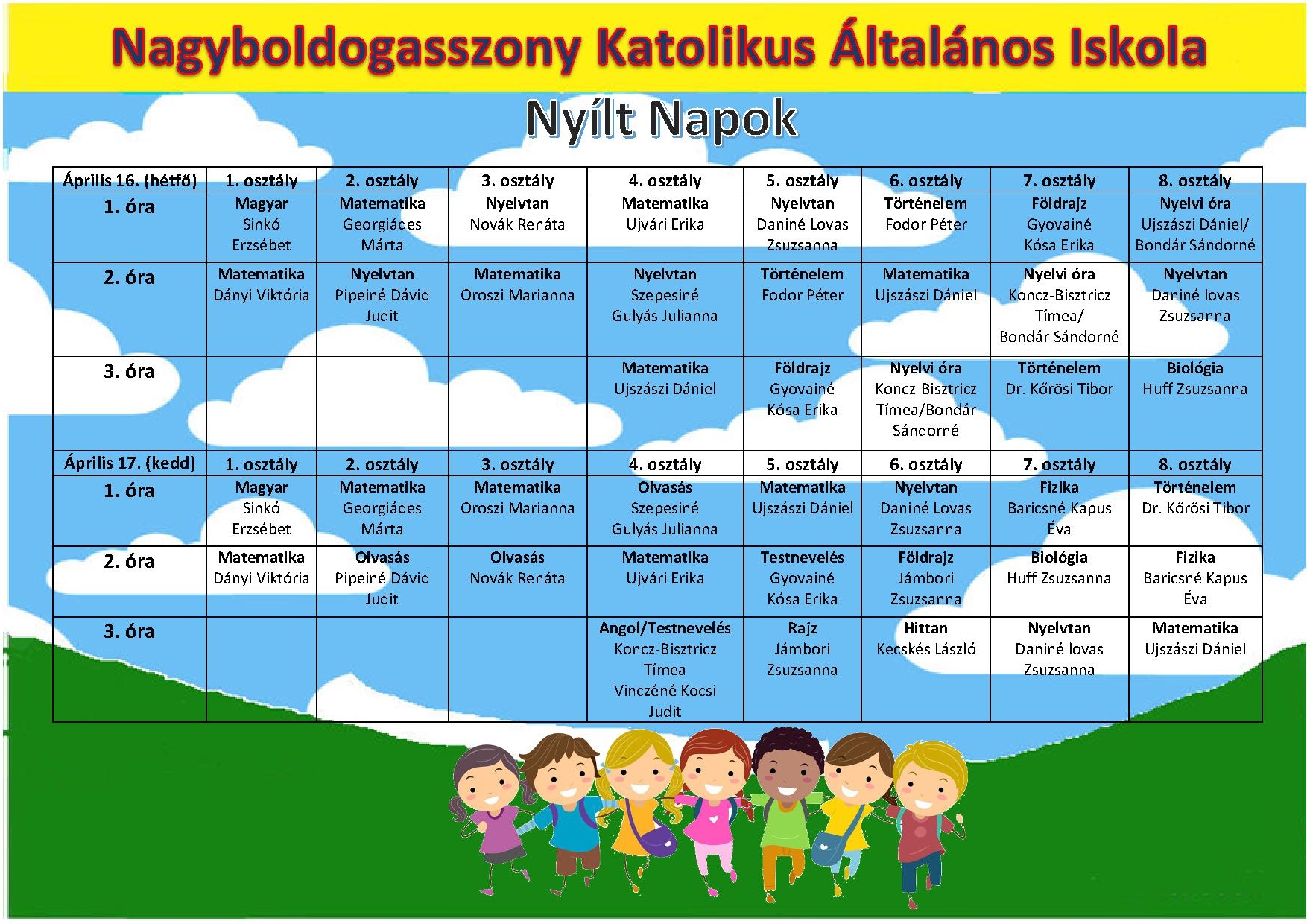 Nyílt napok 2018 ápr