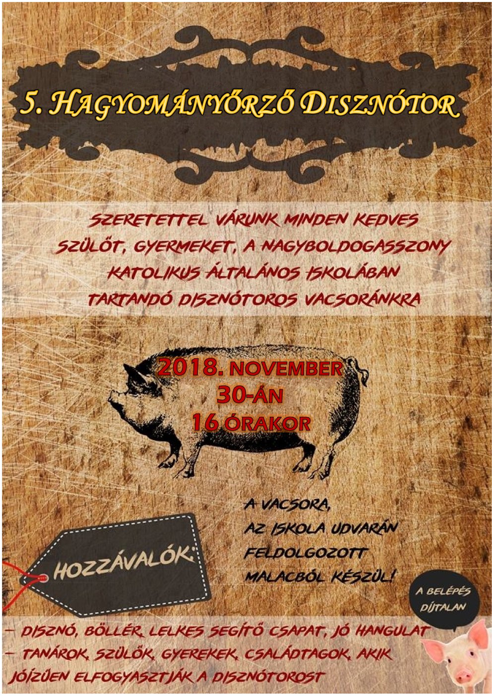 disznóvágás plakát 2018v3