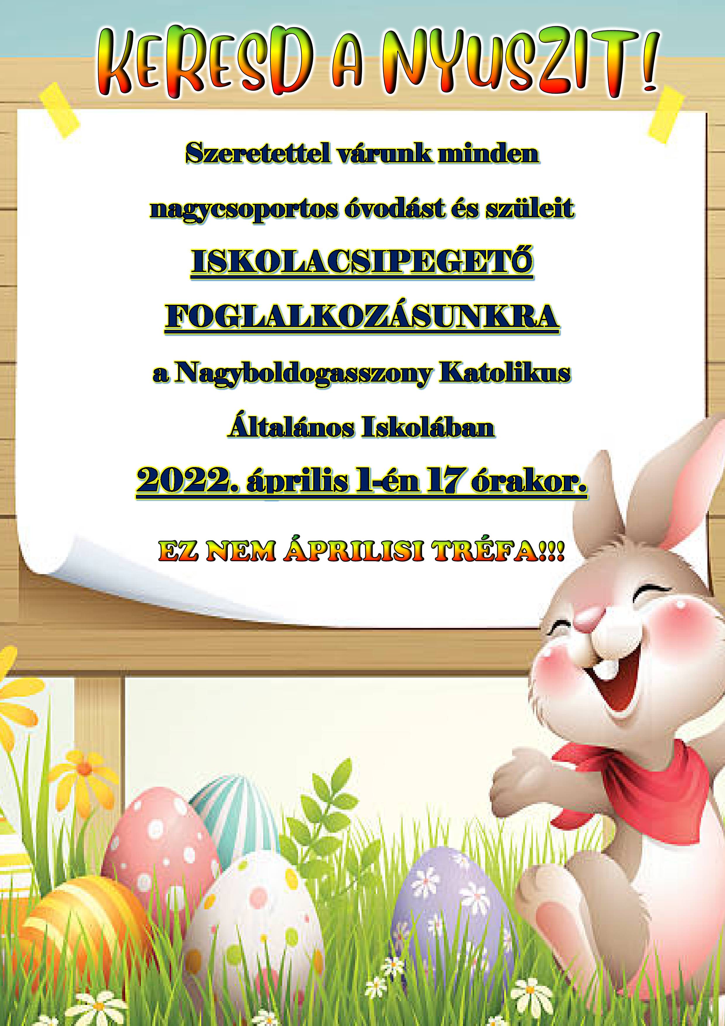 iskolacsipegető 2022 április