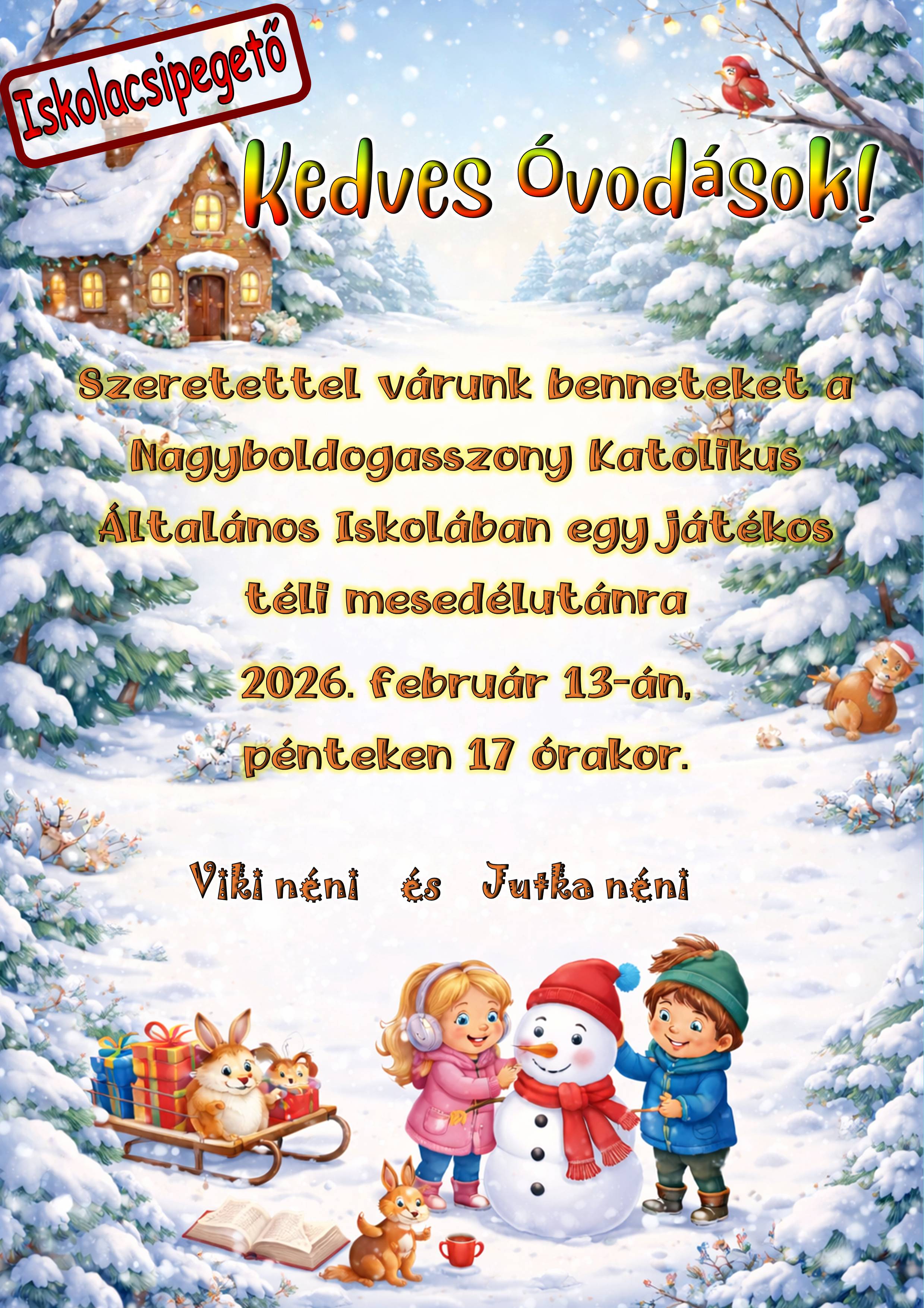 iskolacsipegető 2026 február