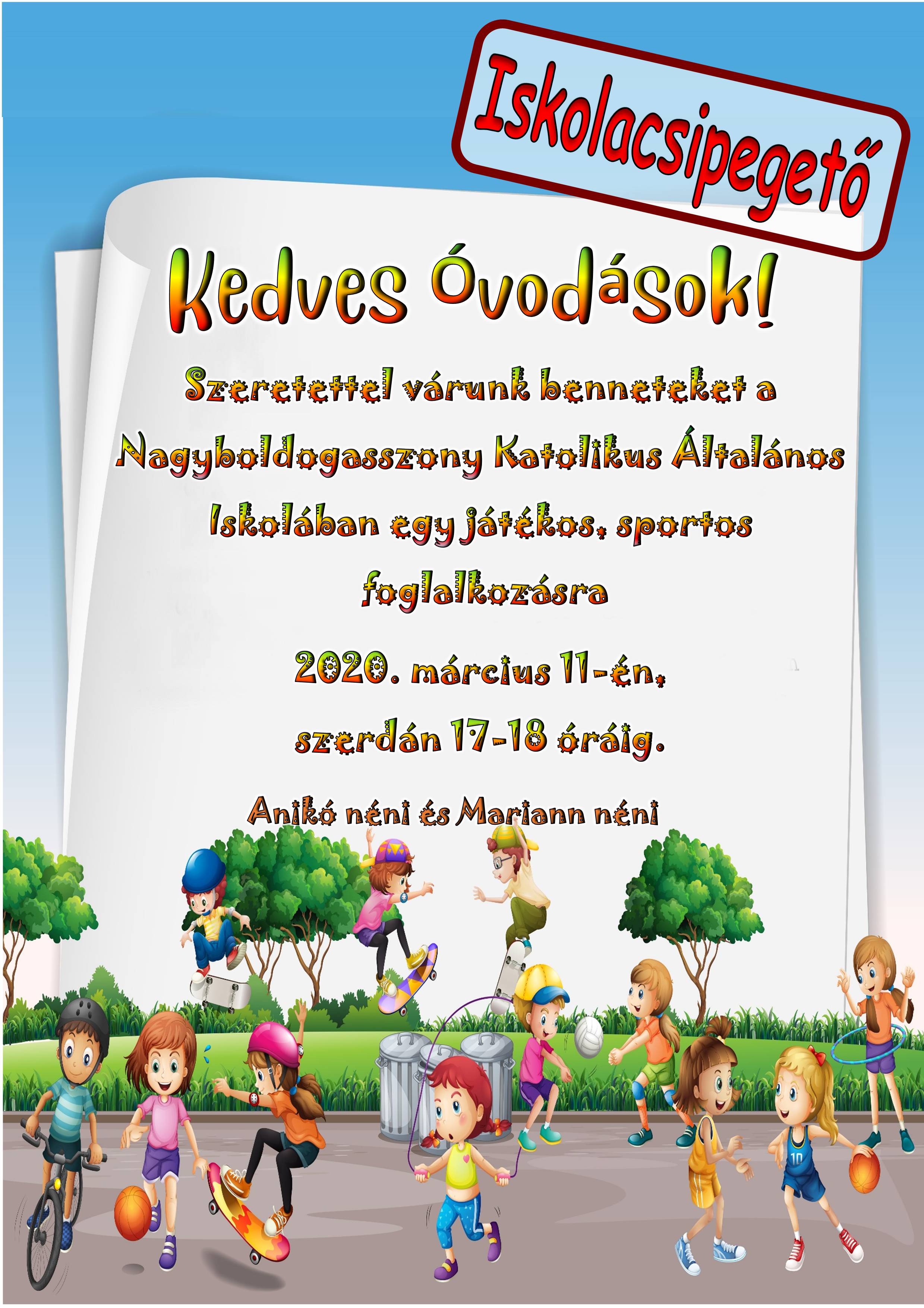 iskolacsipegető 2020 márc