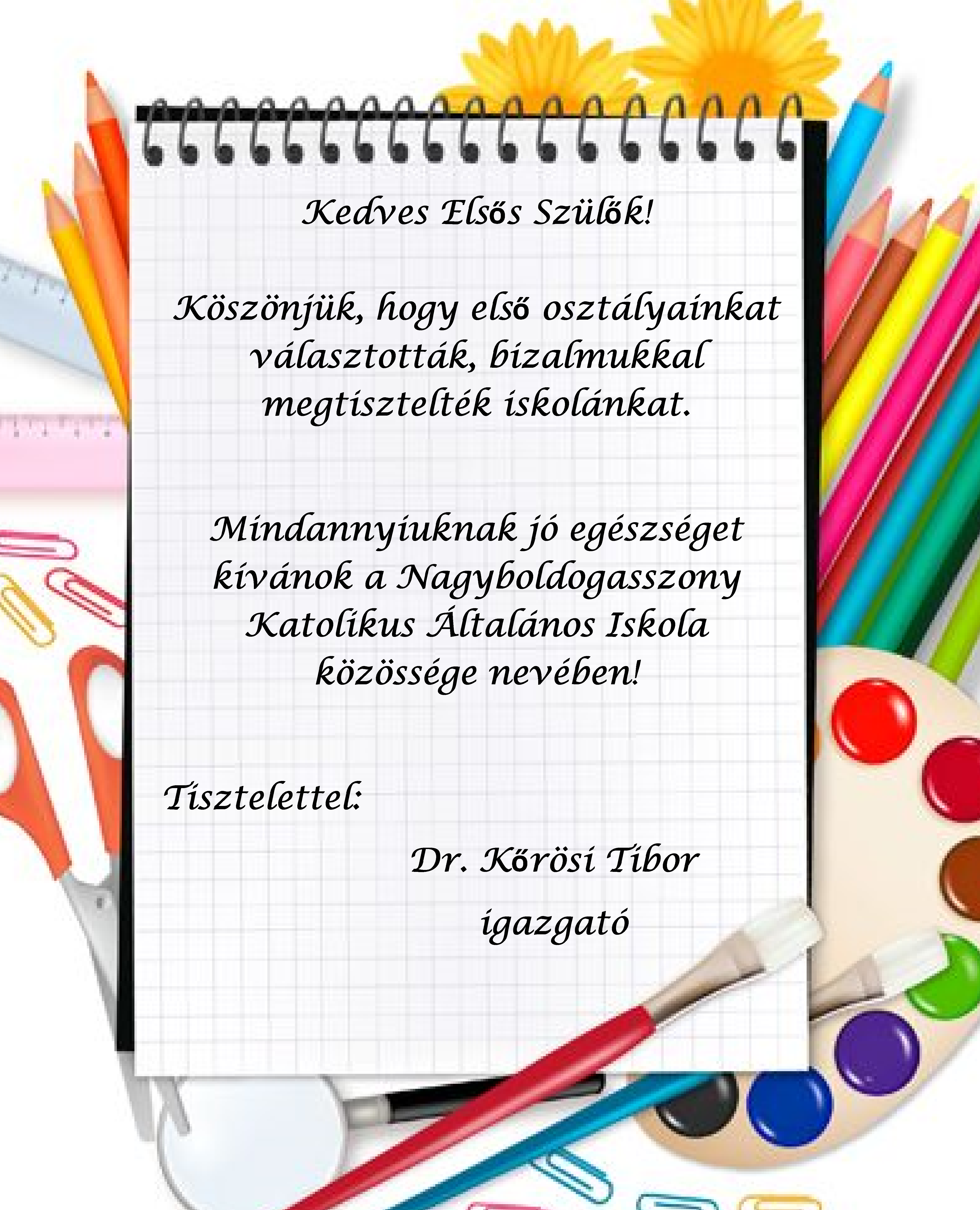 köszönet beiratk 2020