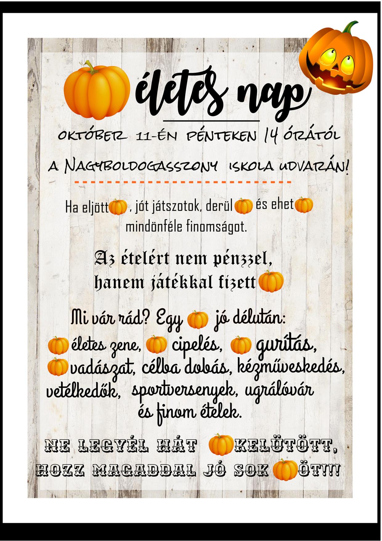 tökÉLETES NAP ISKOLAI PLAKÁT 2019