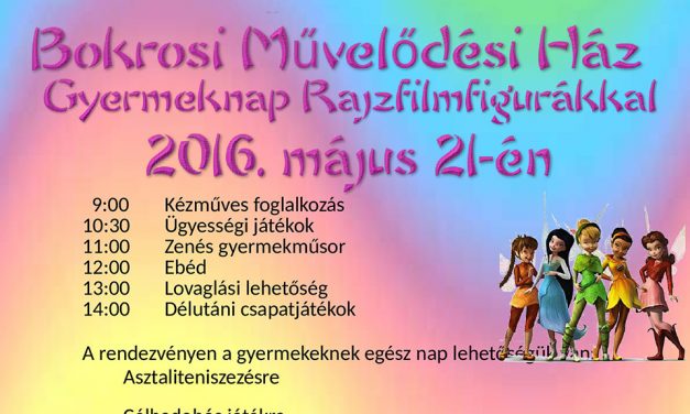 Gyermeknap rajzfilmfigurákkal