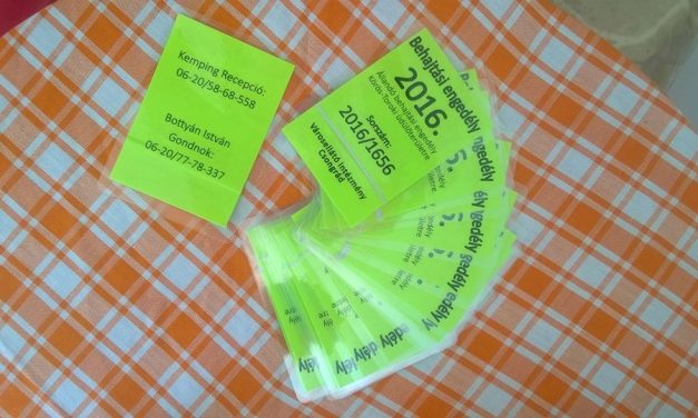 Átvehetők a 2016. évi Körös-toroki behajtási engedélyek