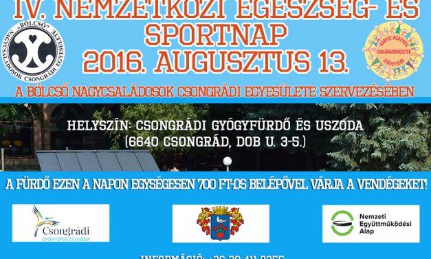 IV. Nemzetközi Egészség- és Sportnap