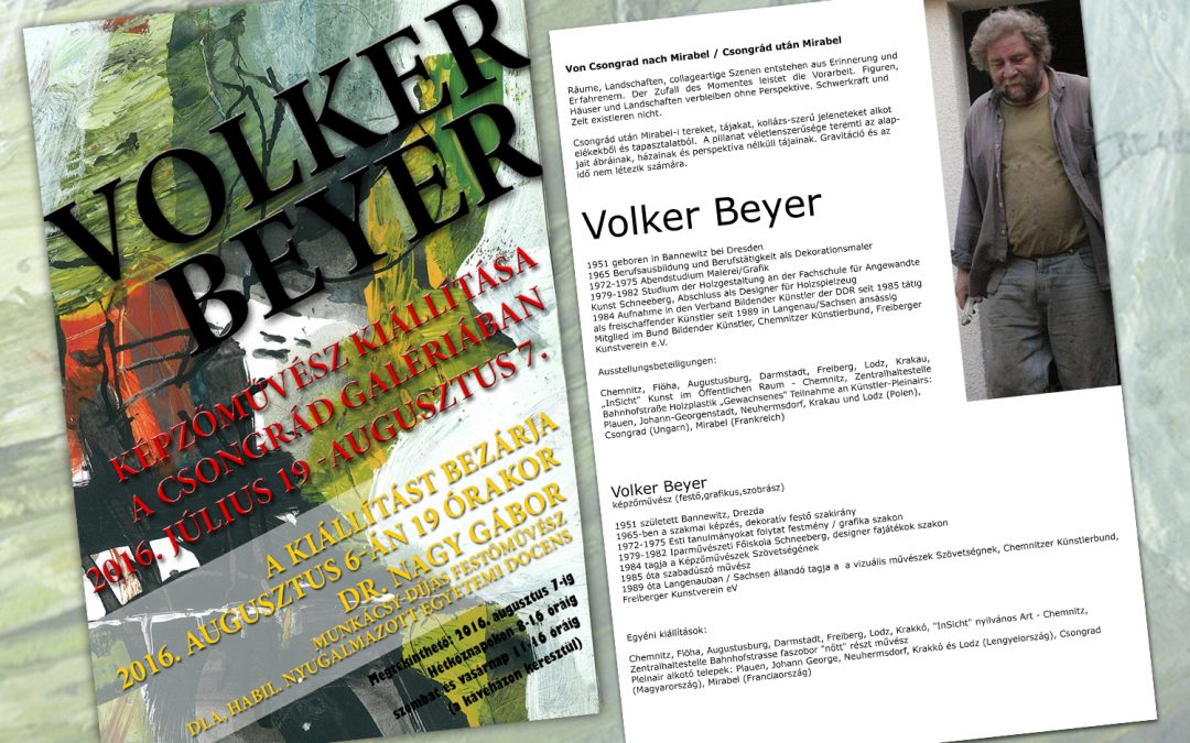 Volker Beyer kiállítása