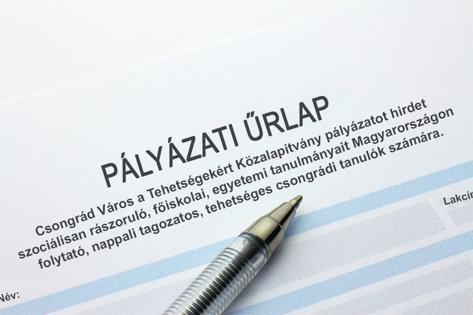 Pályázat a tehetségekért