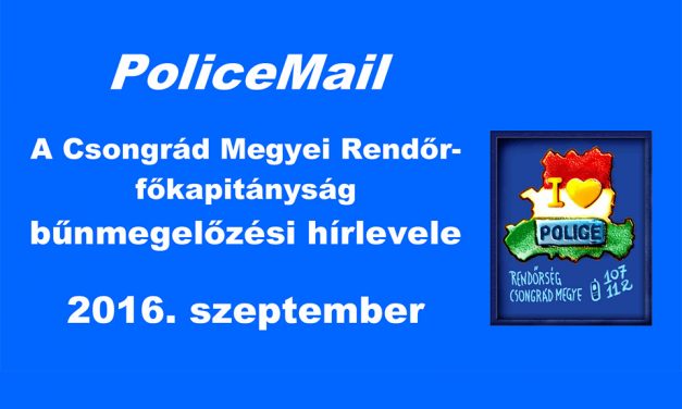 PoliceMail – 2016. szeptember