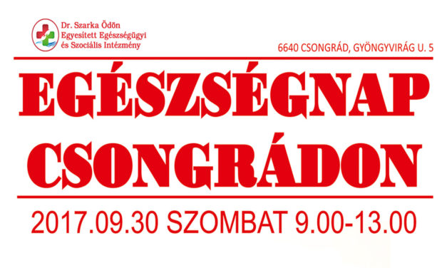 Egészségnap Csongrádon
