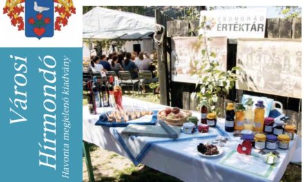 Megjelent a Városi Hírmondó legújabb száma