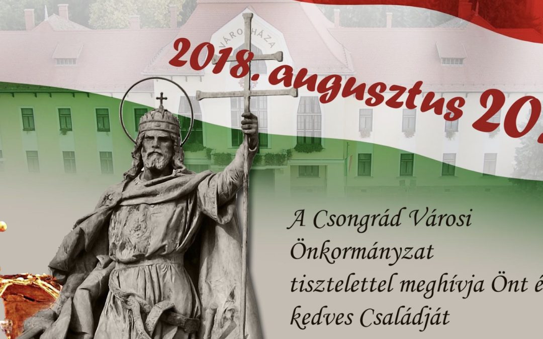 2018. Augusztus 20-ai városi ünnepség