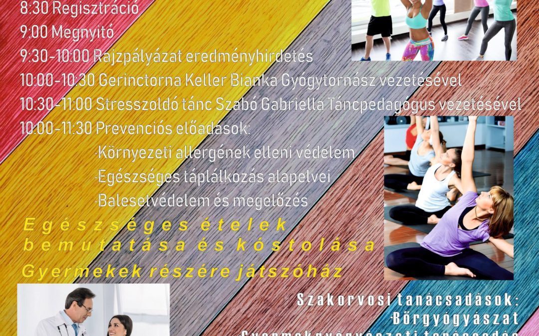 EFI programok: Egészségnap-Csongrád és szűrővizsgálat, torna programok