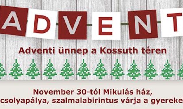Adventi Ünnep és Gyertyagyújtás a Kossuth téren
