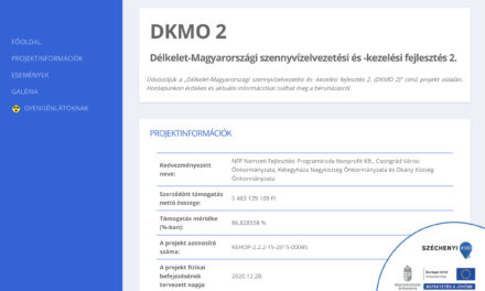 DKMO 2 Délkelet-Magyarországi szennyvízelvezetési és – kezelési fejlesztés 2.