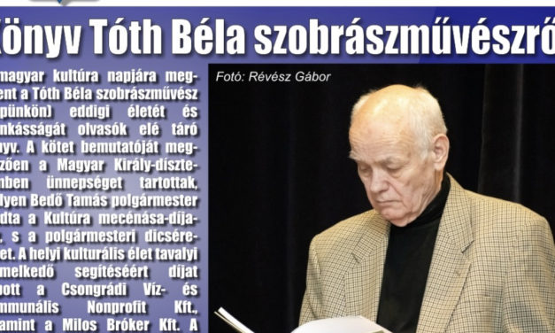 Megtekinthető a Csongrádi Hírek legújabb, február 1-én megjelenő (197.) száma