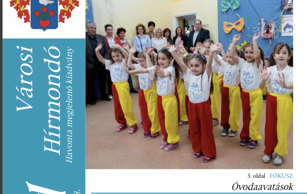 Megjelent a Városi Hírmondó legújabb száma