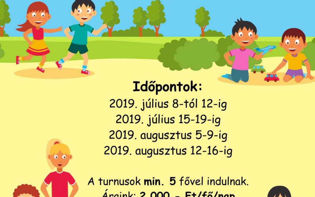 Nyári táborok a Bökényi Közösségi Házban