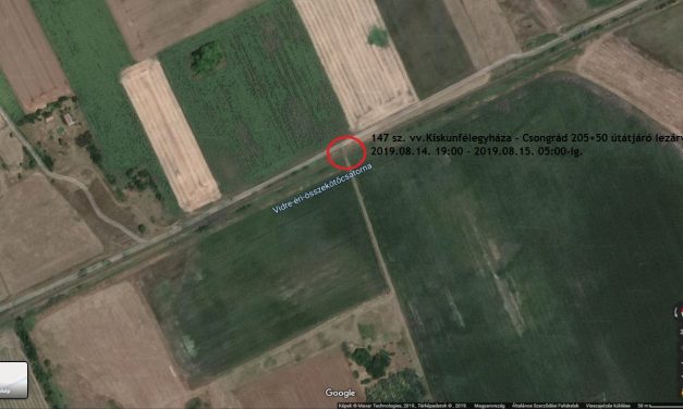 Vasúti átjáró karbantartás Kónya-szék és Csongrád alsó között