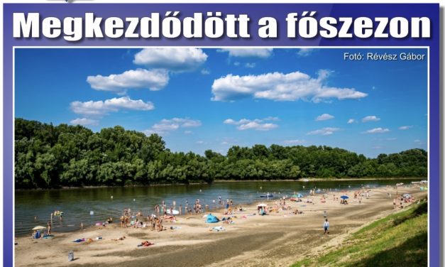 Megtekinthető a Csongrádi Hírek legújabb, július 19-én megjelenő (208.) száma
