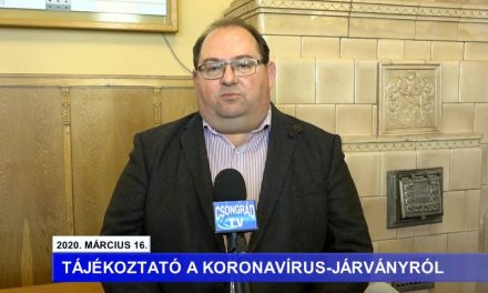 Bedő Tamás polgármester tájékoztatója a koronavírussal kapcsolatban – 2020.03.16.