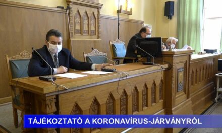Bedő Tamás polgármester tájékoztatója a koronavírusról – 2020.03.26.