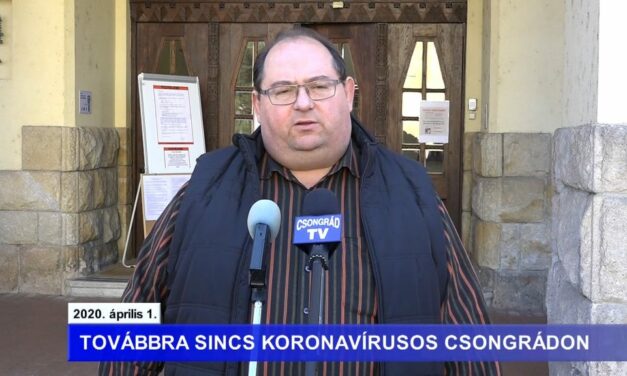 Bedő Tamás polgármester tájékoztatója a koronavírussal kapcsolatban – 2020.04.01.