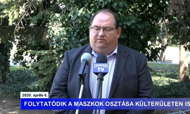 Bedő Tamás polgármester tájékoztatója a koronavírusról – 2020.04.06.