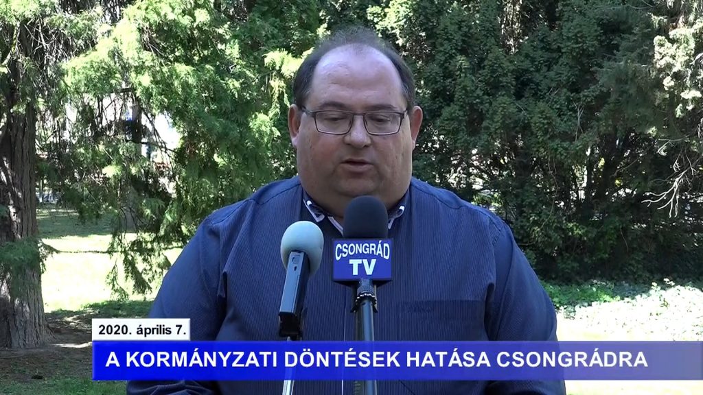Bedő Tamás polgármester tájékoztatója a koronavírusról – 2020.04.07.