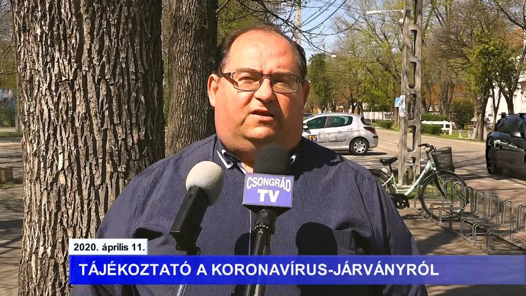 Bedő Tamás polgármester tájékoztatója a koronavírusról – 2020.04.11.