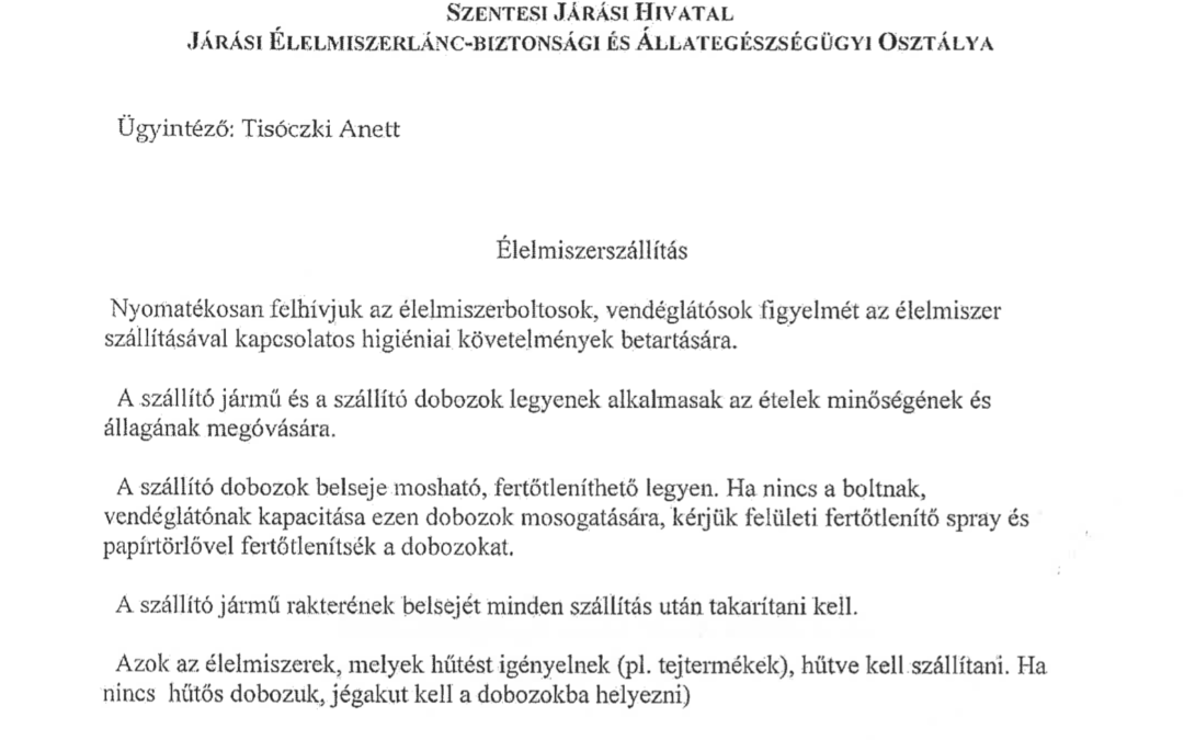 Tisztelt Kereskedők!