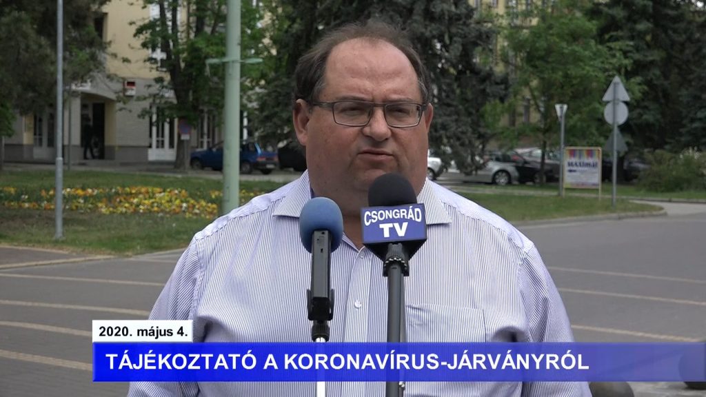 Bedő Tamás polgármester tájékoztatója a koronavírusról – 2020.05.04.