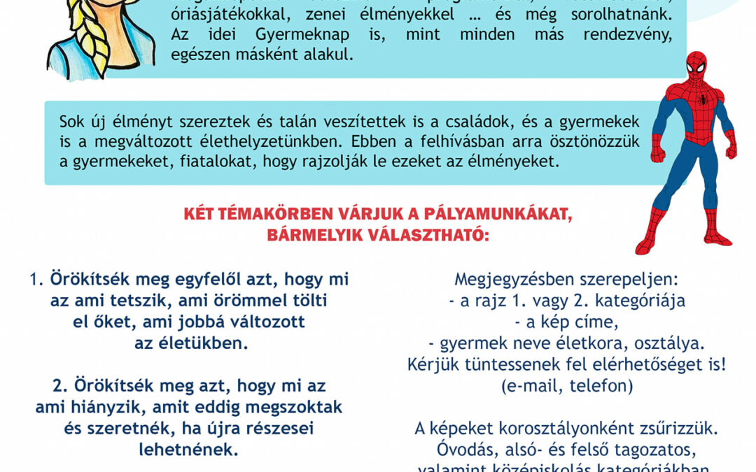 Gyermeknapi rajzpályázat