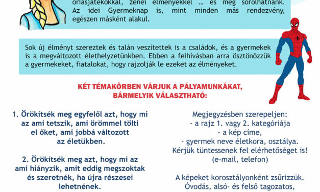Gyermeknapi rajzpályázat