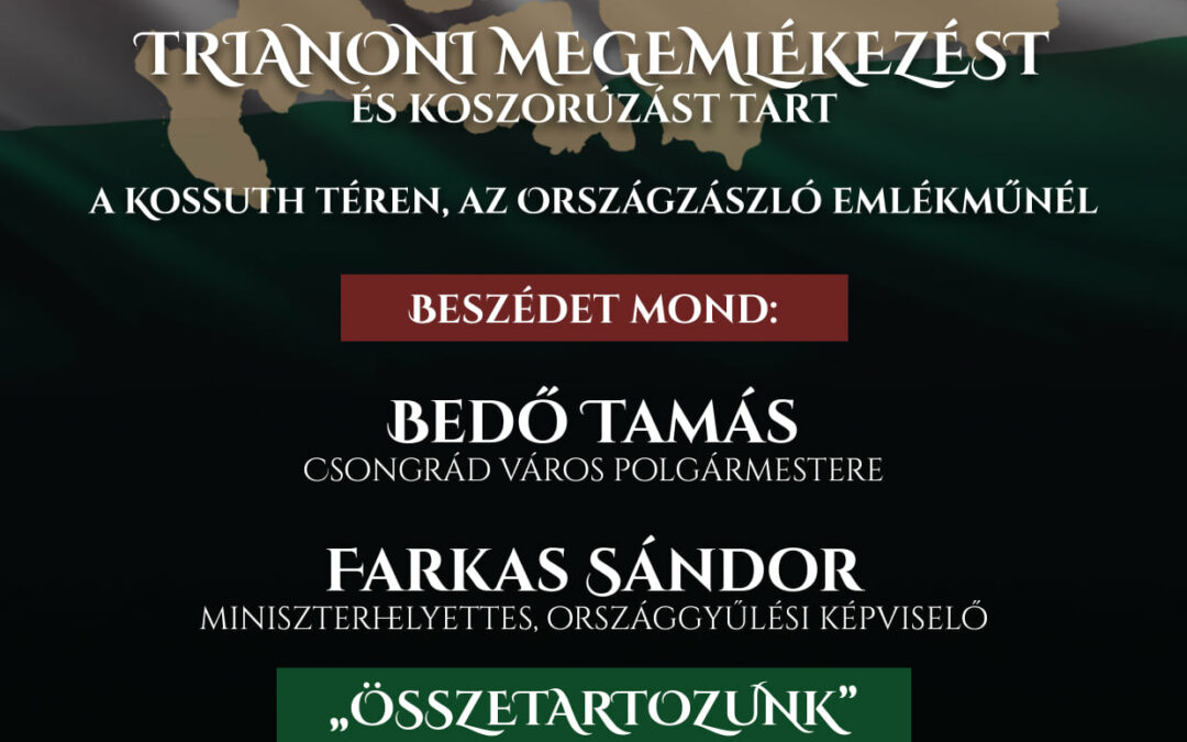 Trianoni megemlékezés és koszorúzás
