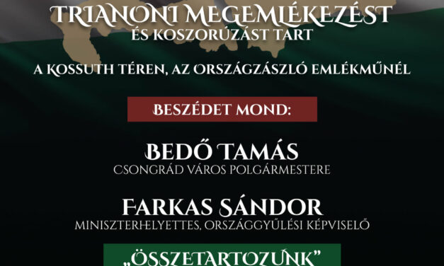 Trianoni megemlékezés és koszorúzás