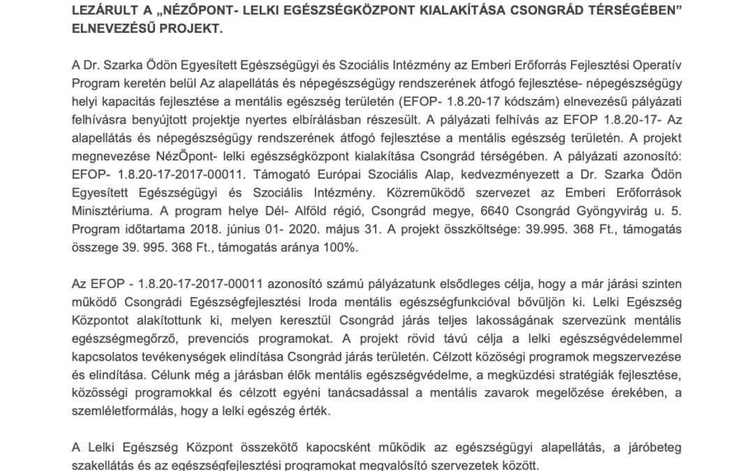 Sajtóközlemény!