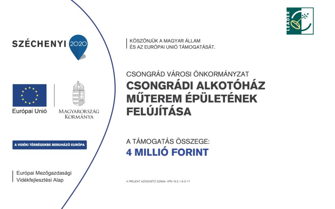 Alkotóház Műterem épületének felújítása
