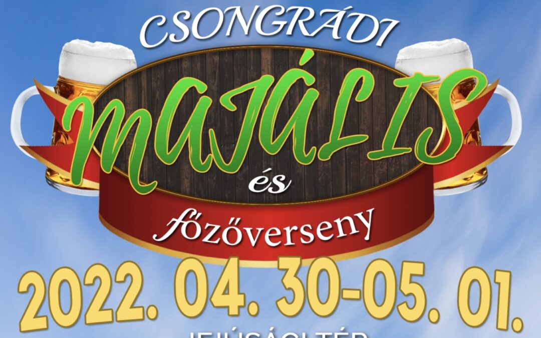 Majális és főzőverseny részletes program