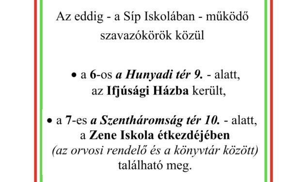 Tisztelt Választópolgár!