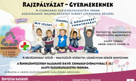 Csongrádi Egészségnap – Rajzpályázat gyerekeknek