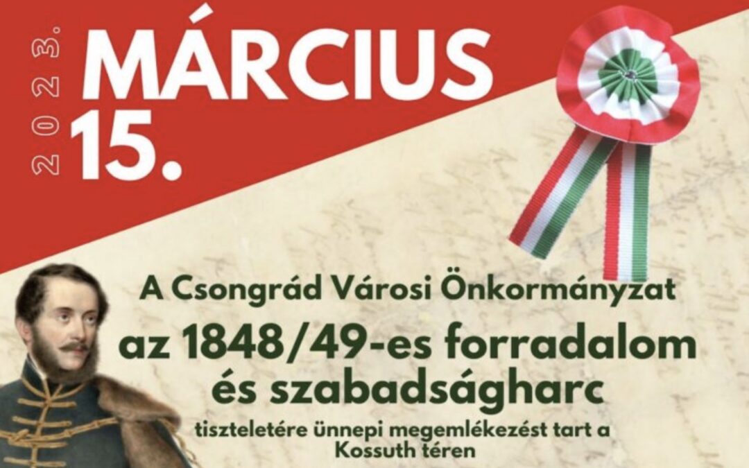 Március 15-ei Ünnepi Megemlékezés