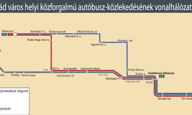 Helyi közforgalmú autóbusz járatok menetrendje és vonalhálózata