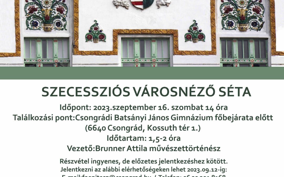Szecessziós városnéző séta