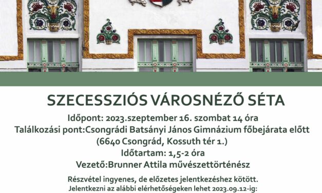 Szecessziós városnéző séta