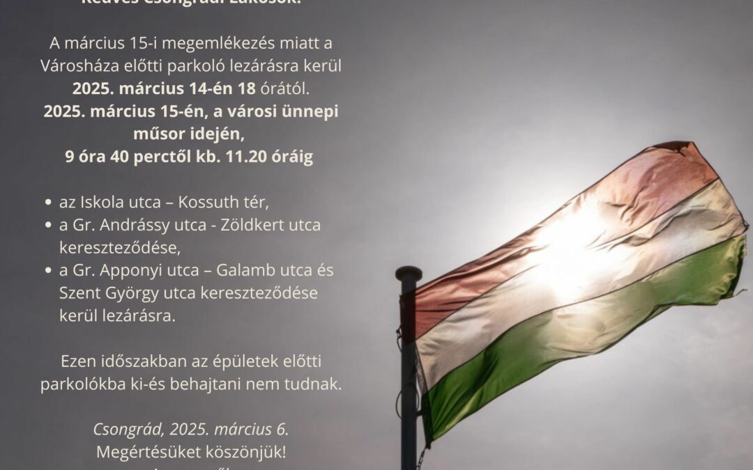 Útlezárás!