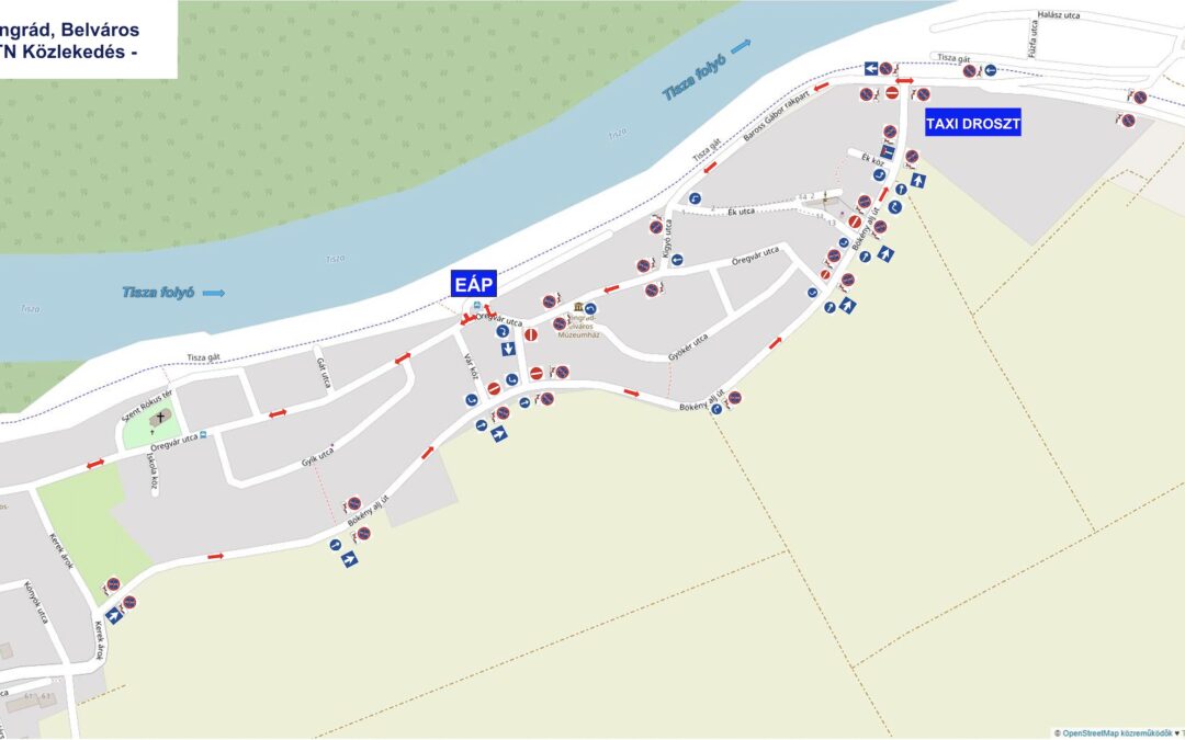 Forgalmirend-változás és parkolási információk a KTN idején